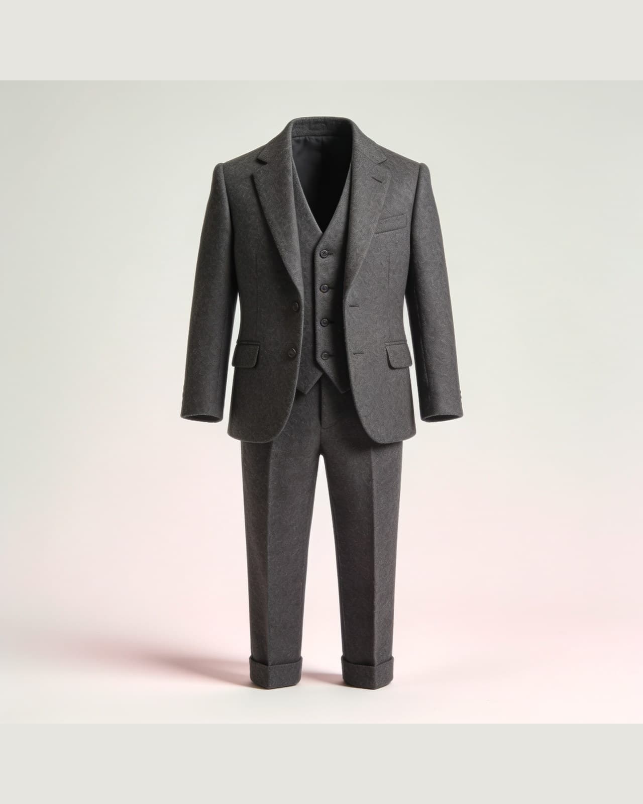 Annone Three-Piece Suit · Charcoal
