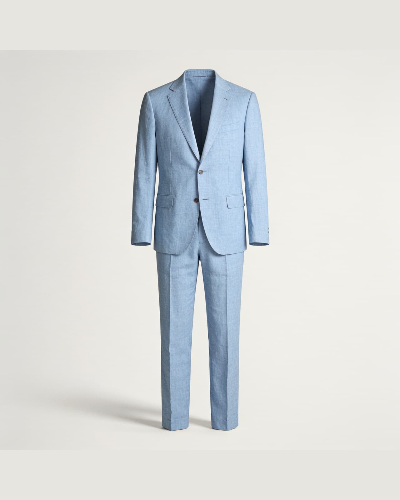 Garlate Linen Suit · Light blue