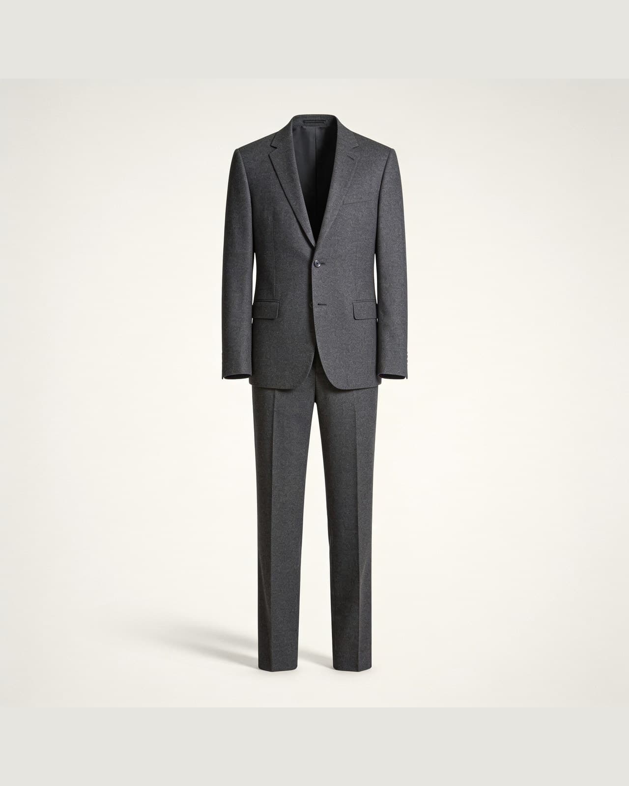 Molteno Flannel Suit · Charcoal