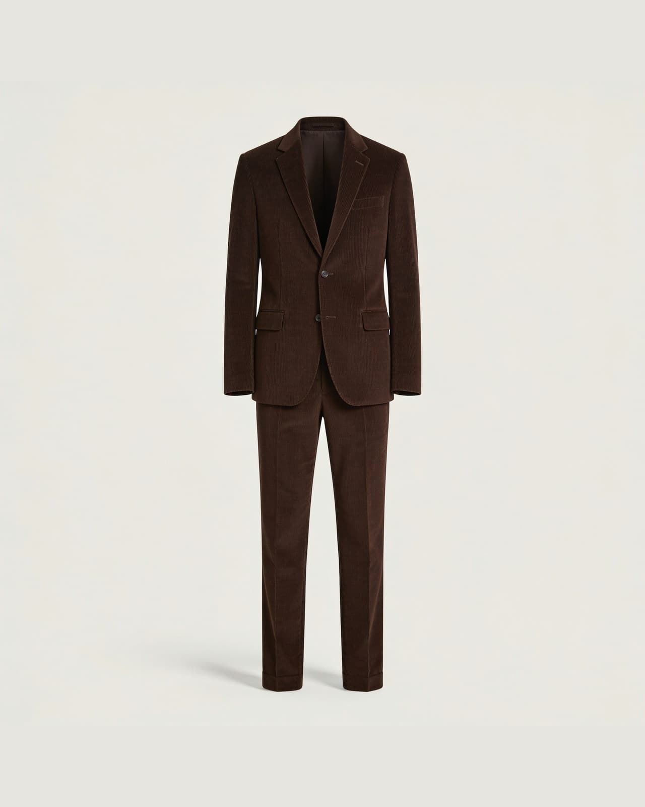 Suello Corduroy Suit · Dark brown