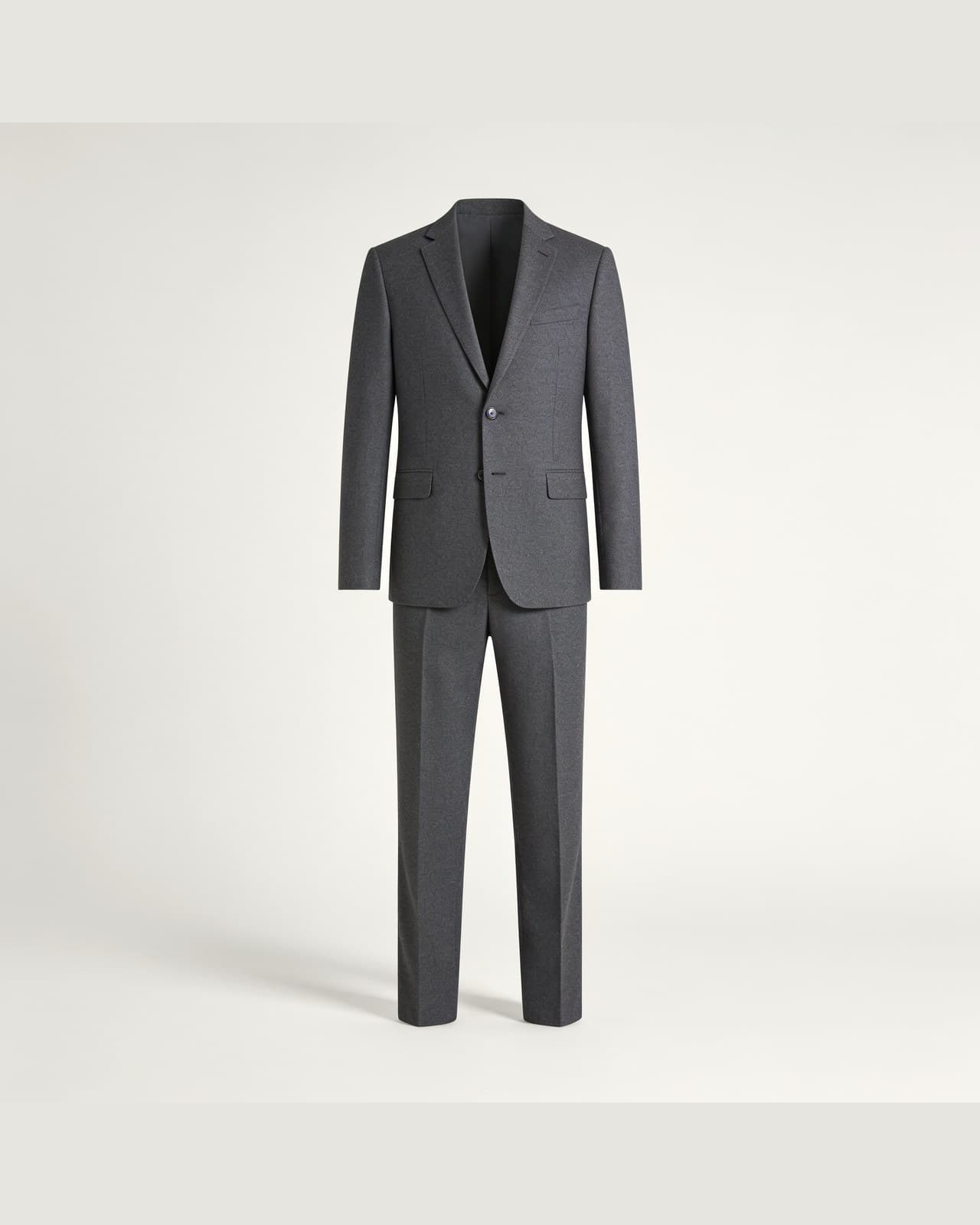 Valmadrera Wool Suit · Charcoal