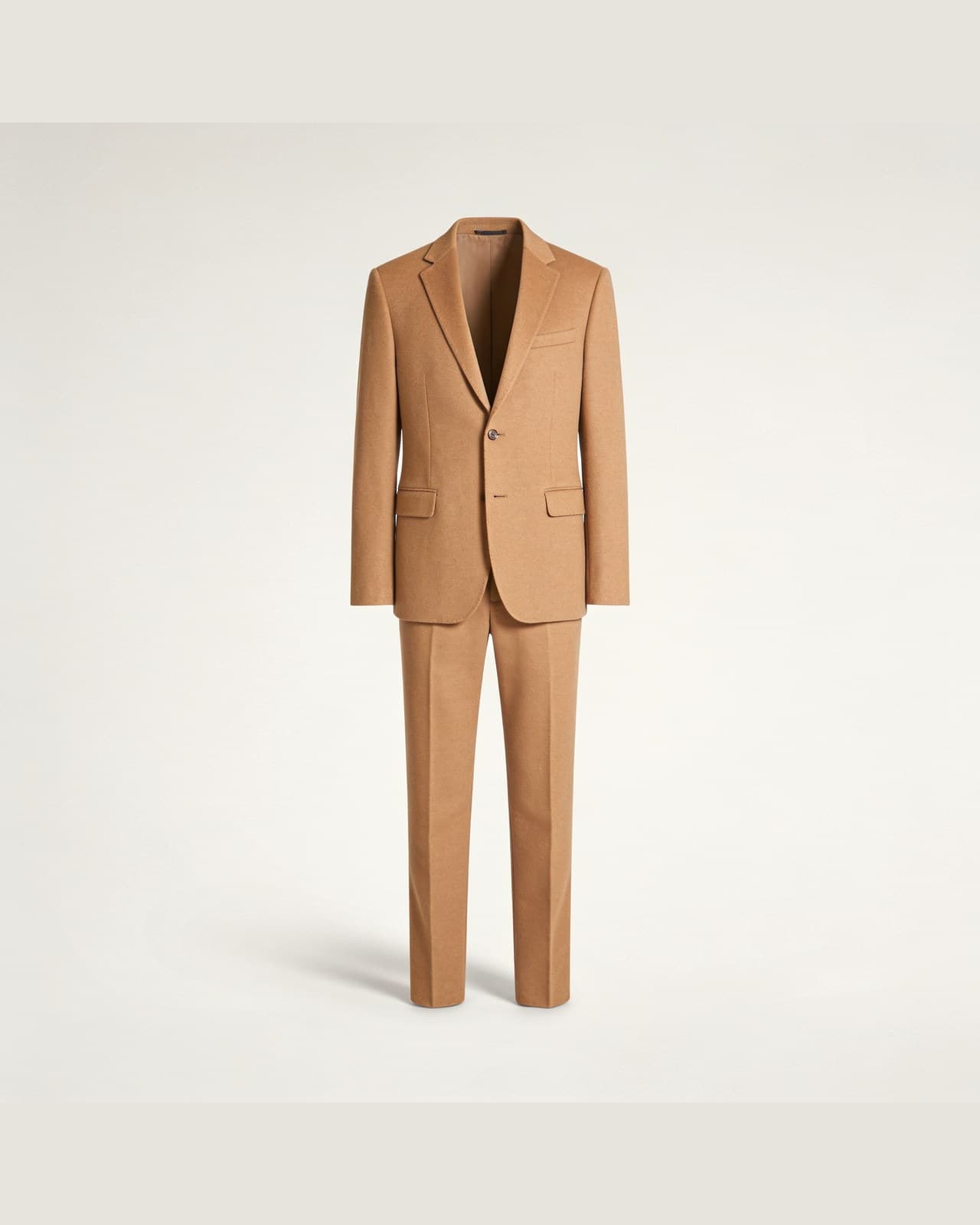 Valmadrera Wool Suit · Camel