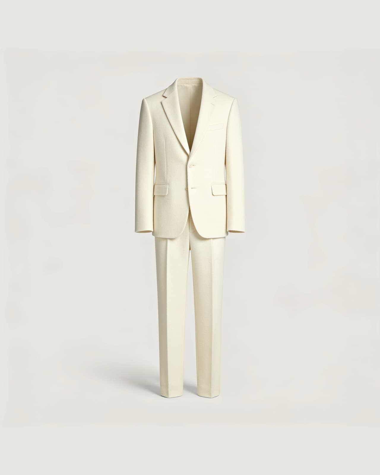Valmadrera Wool Suit · Cream