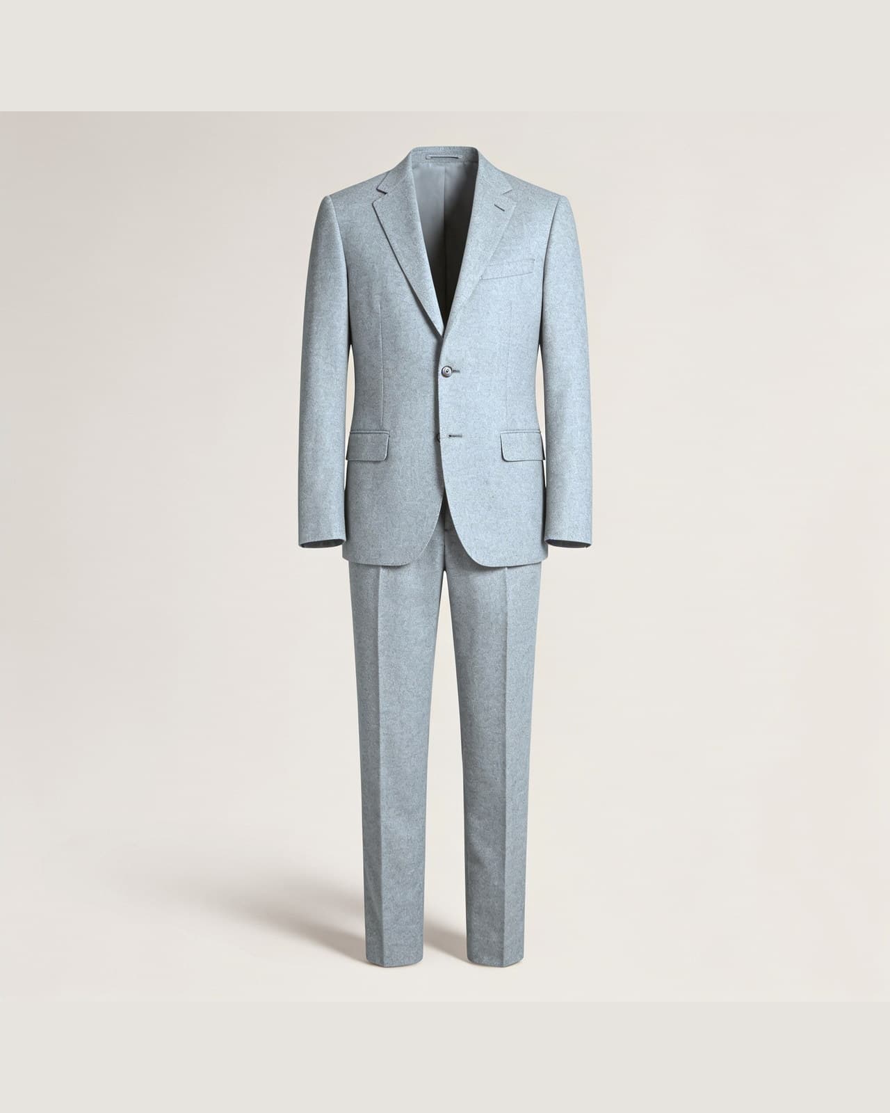 Valmadrera Wool Suit · Light grey