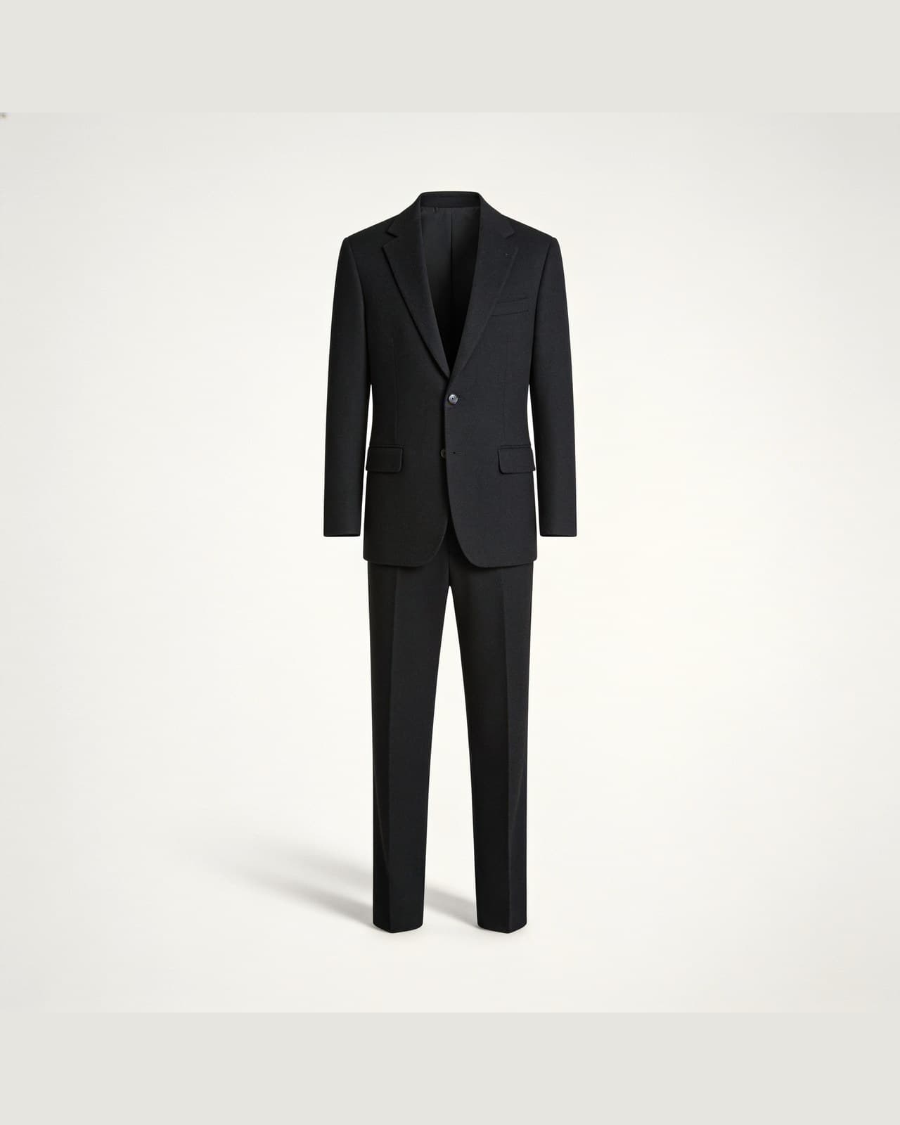 Valmadrera Wool Suit · Black