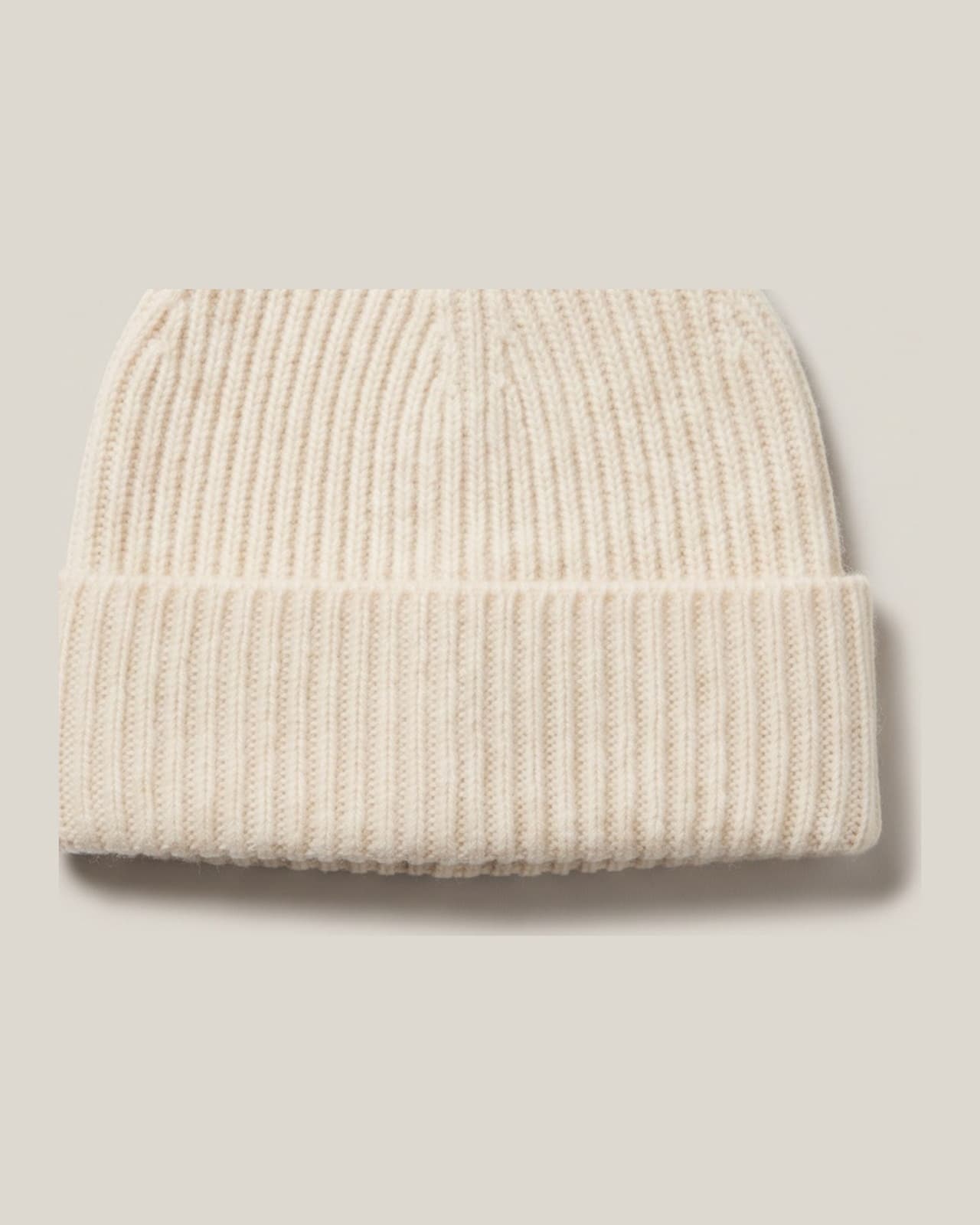 Cortina Cashmere Beanie · Cream
