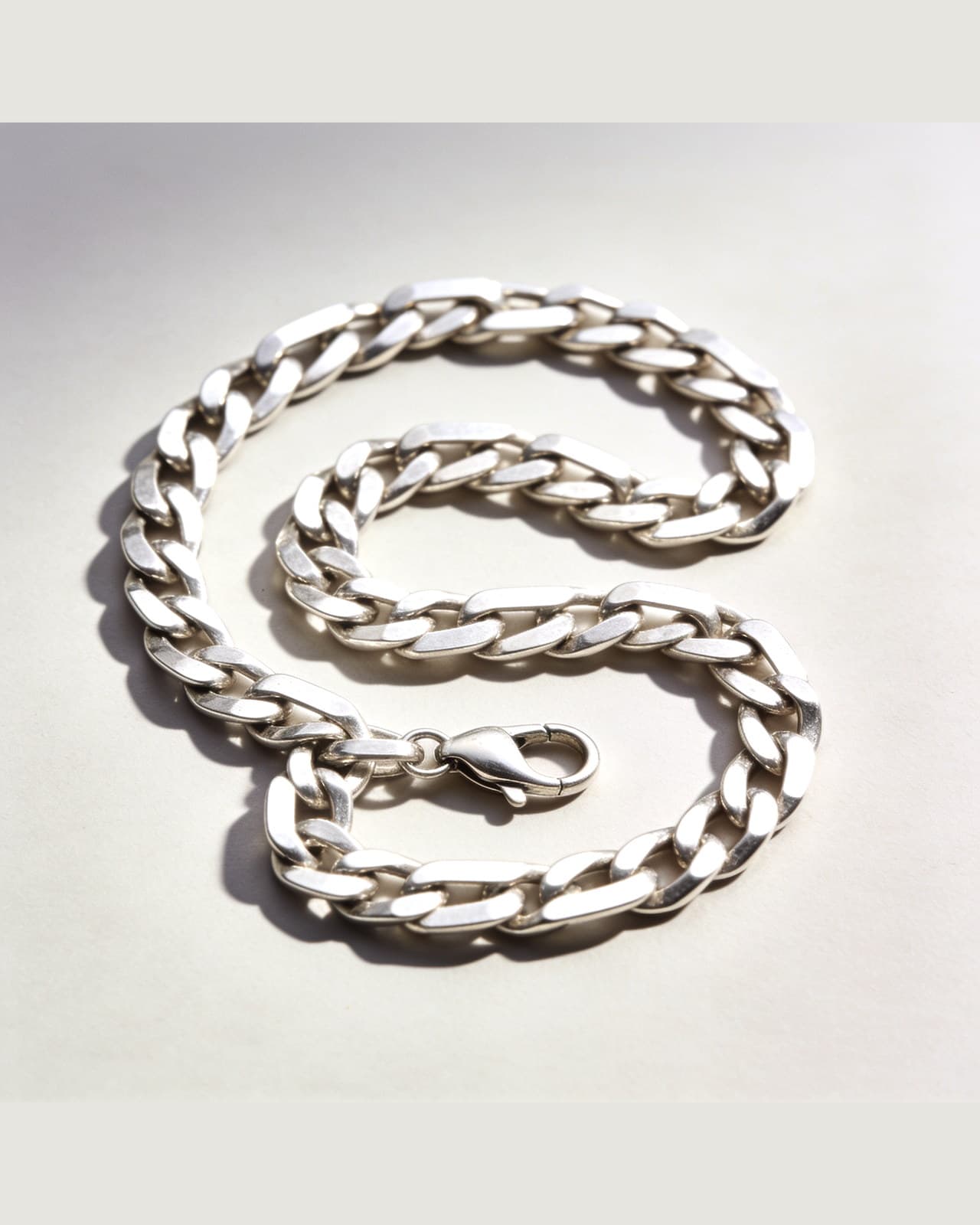 Abbadia Curb Bracelet · Silver