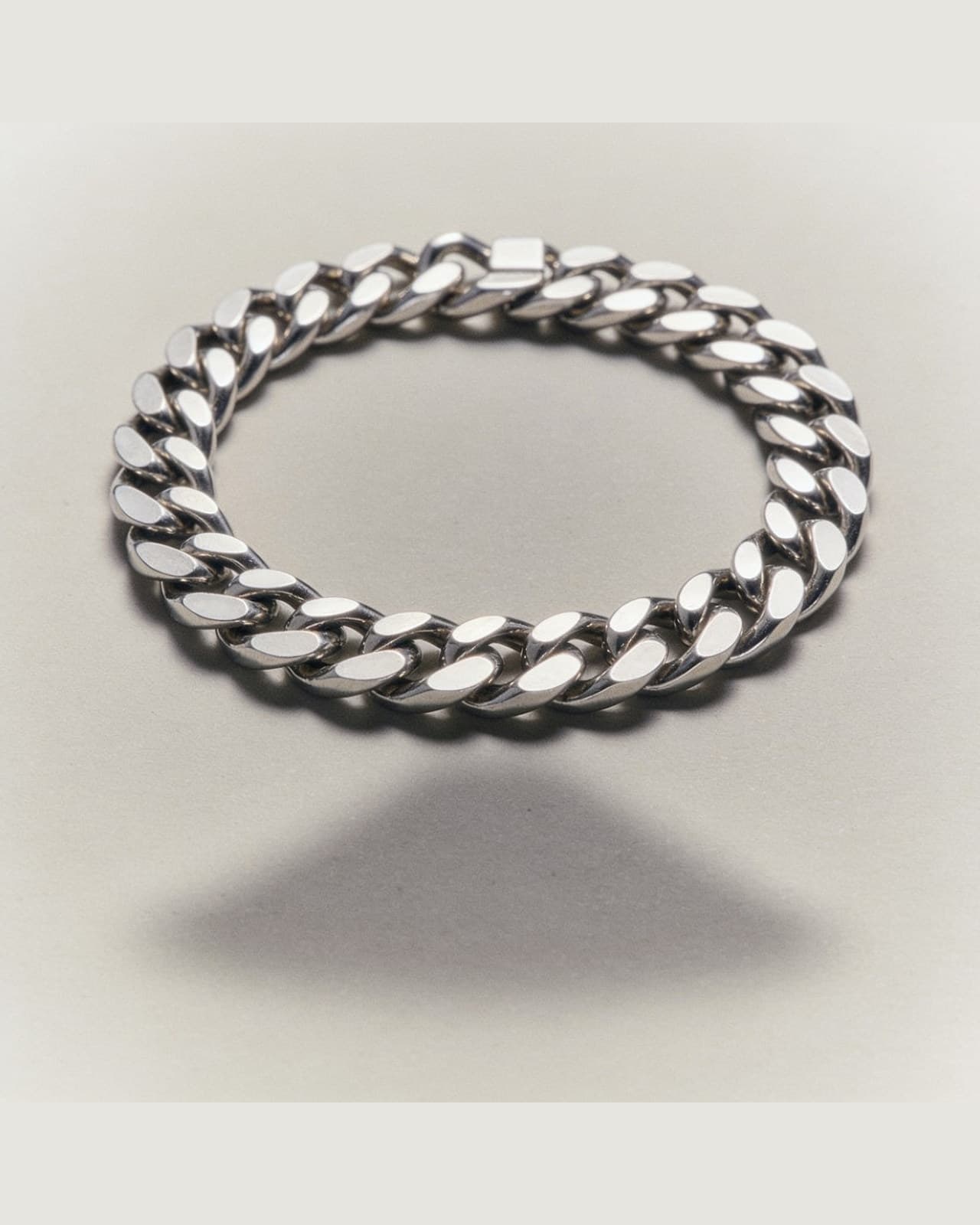 Lecco Cuban Link Bracelet · Silver