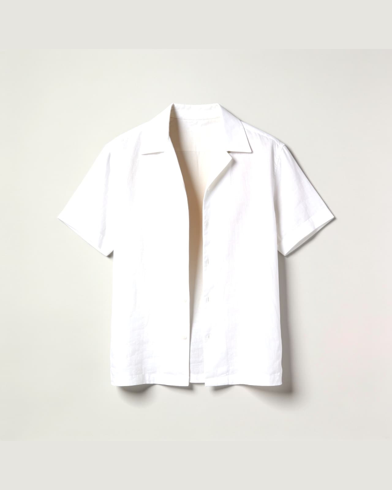 Alassio Camp Collar Shirt · White