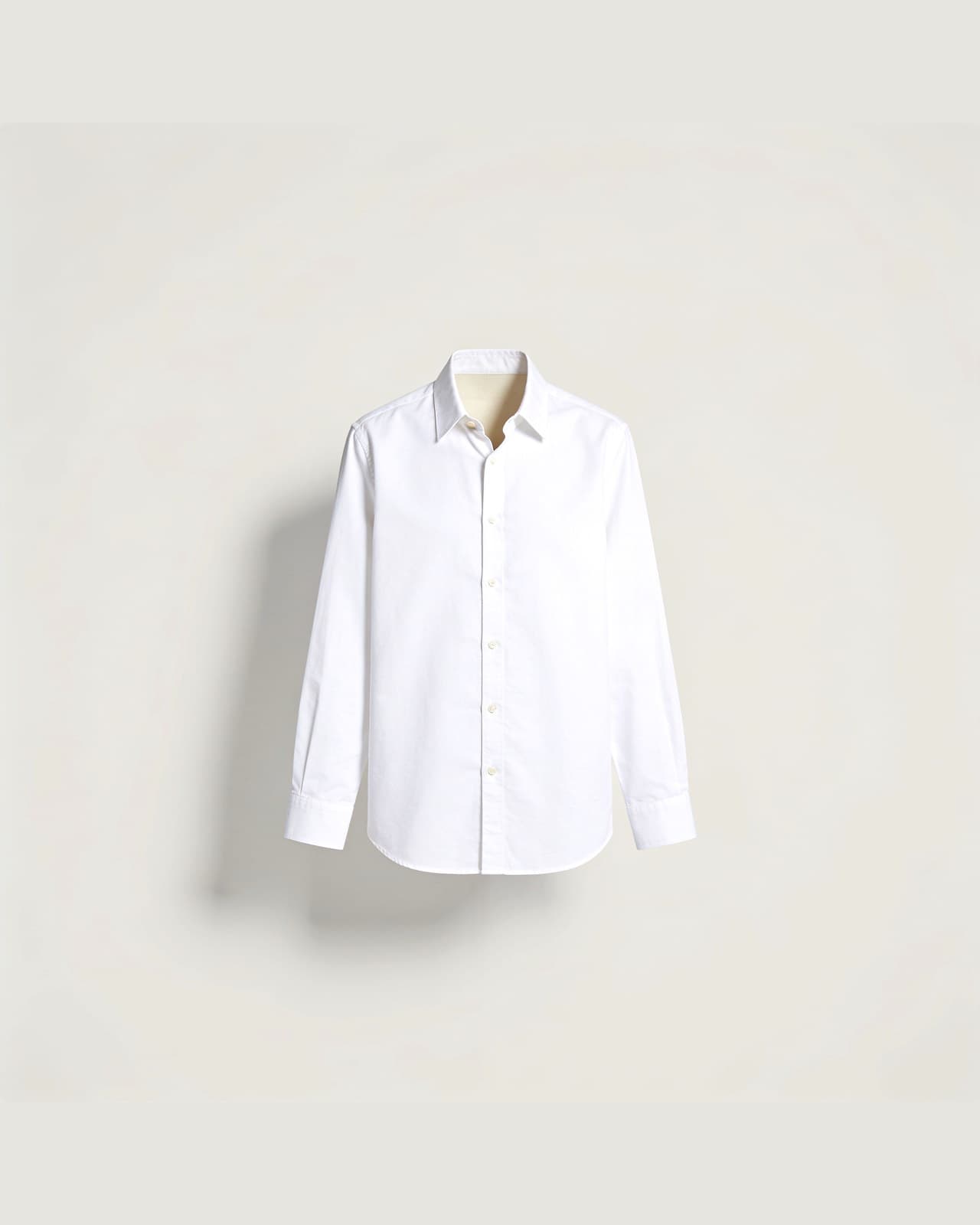 Barzio Washed Oxford Shirt · White