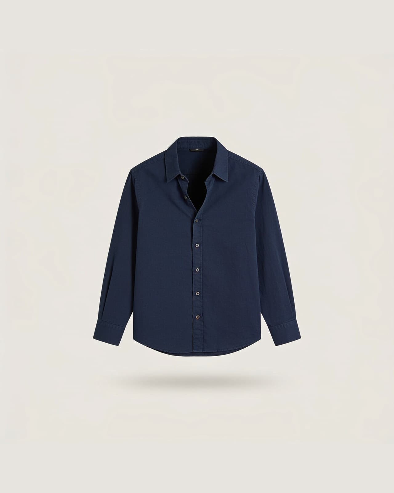 Barzio Washed Oxford Shirt · Navy