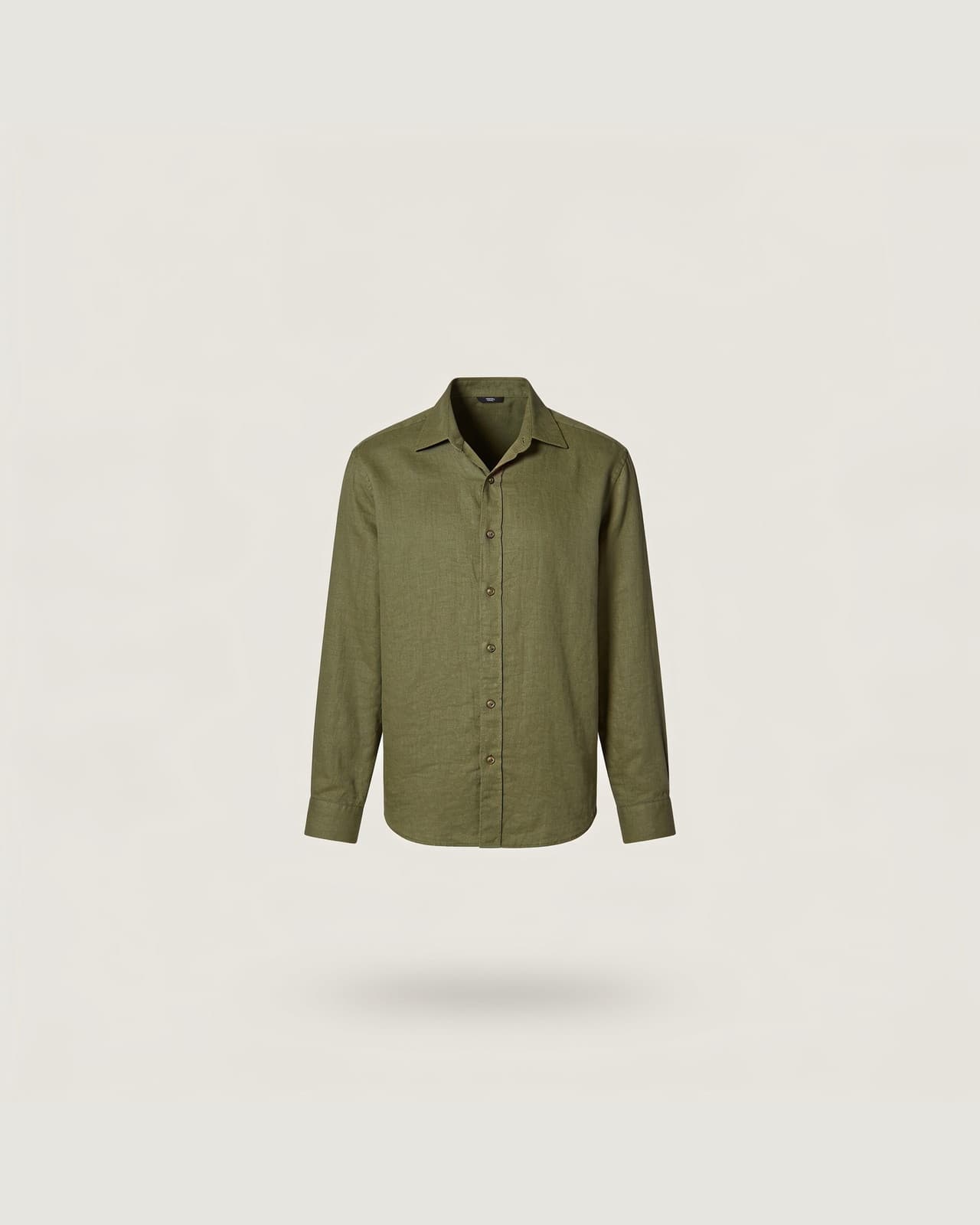 Corenno Linen Shirt · Olive