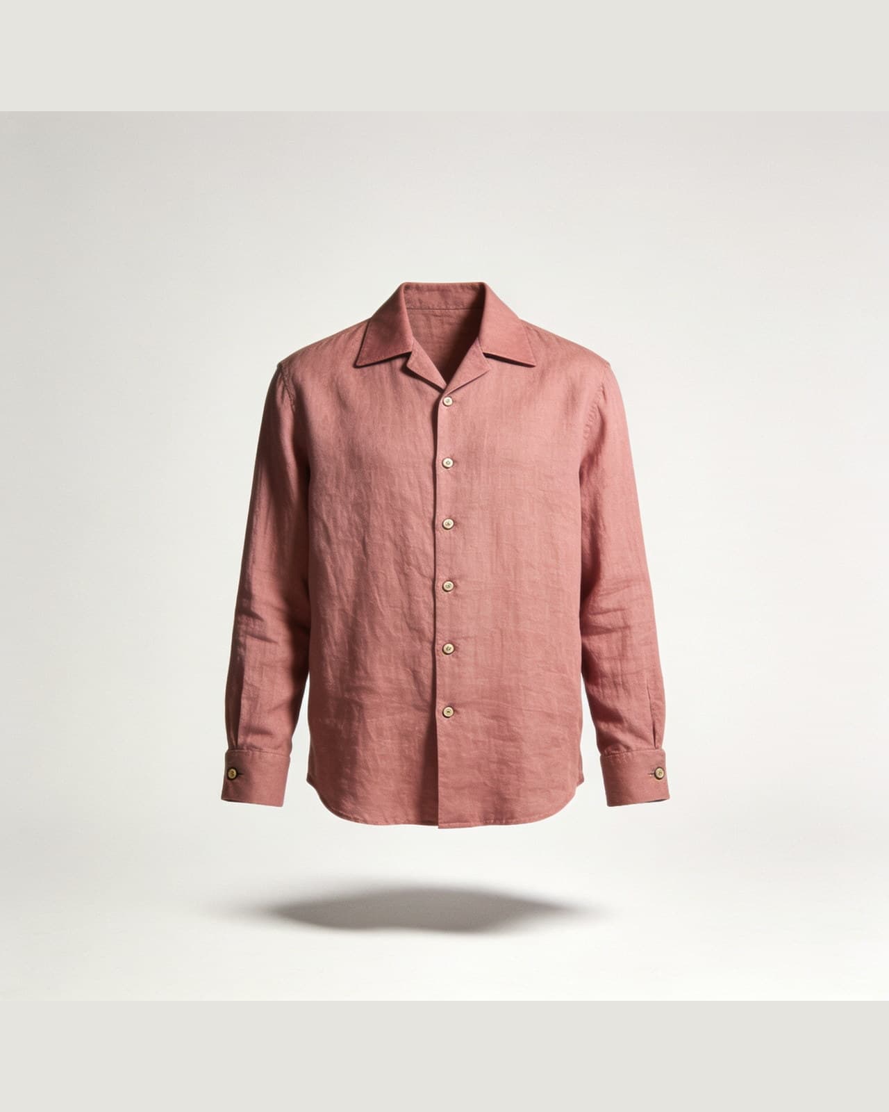 Crandola Linen Shirt · Dusty pink