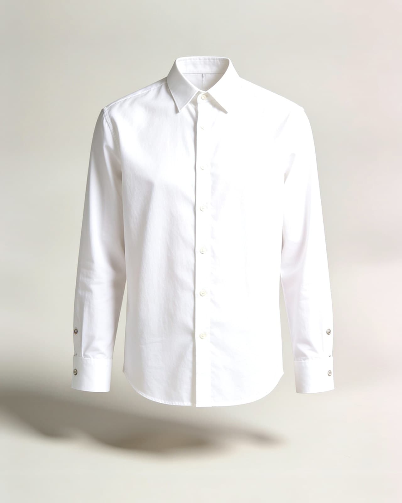 Lezzeno Soft Collar Shirt · Bílá
