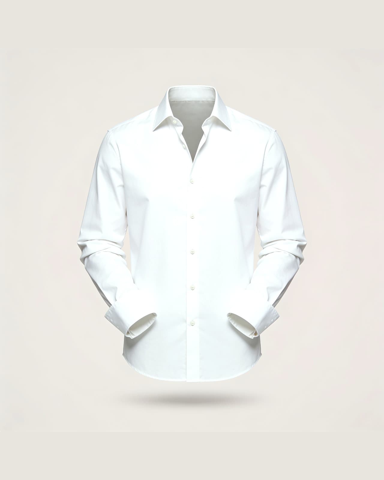 Mandra Double Cuff Shirt · White