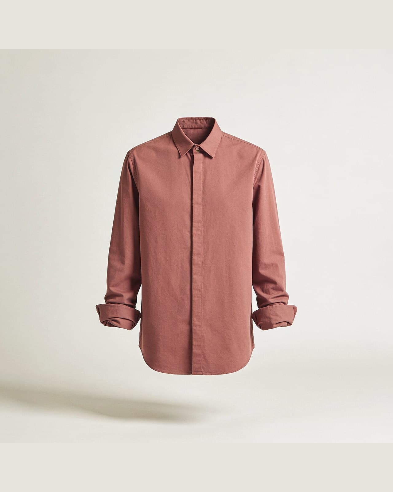 Mandra Double Cuff Shirt · Dusty pink