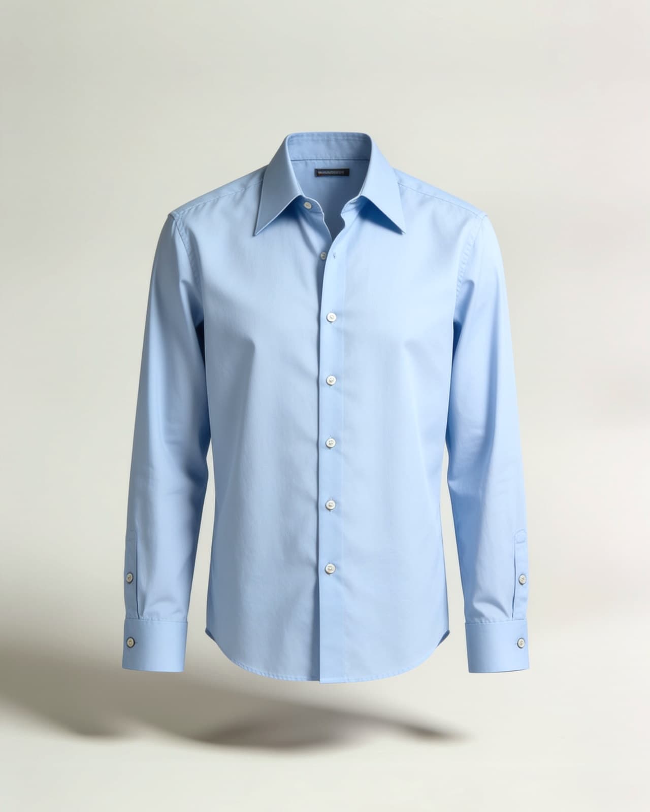 Olcio Cutaway Collar Shirt · Světle modrá