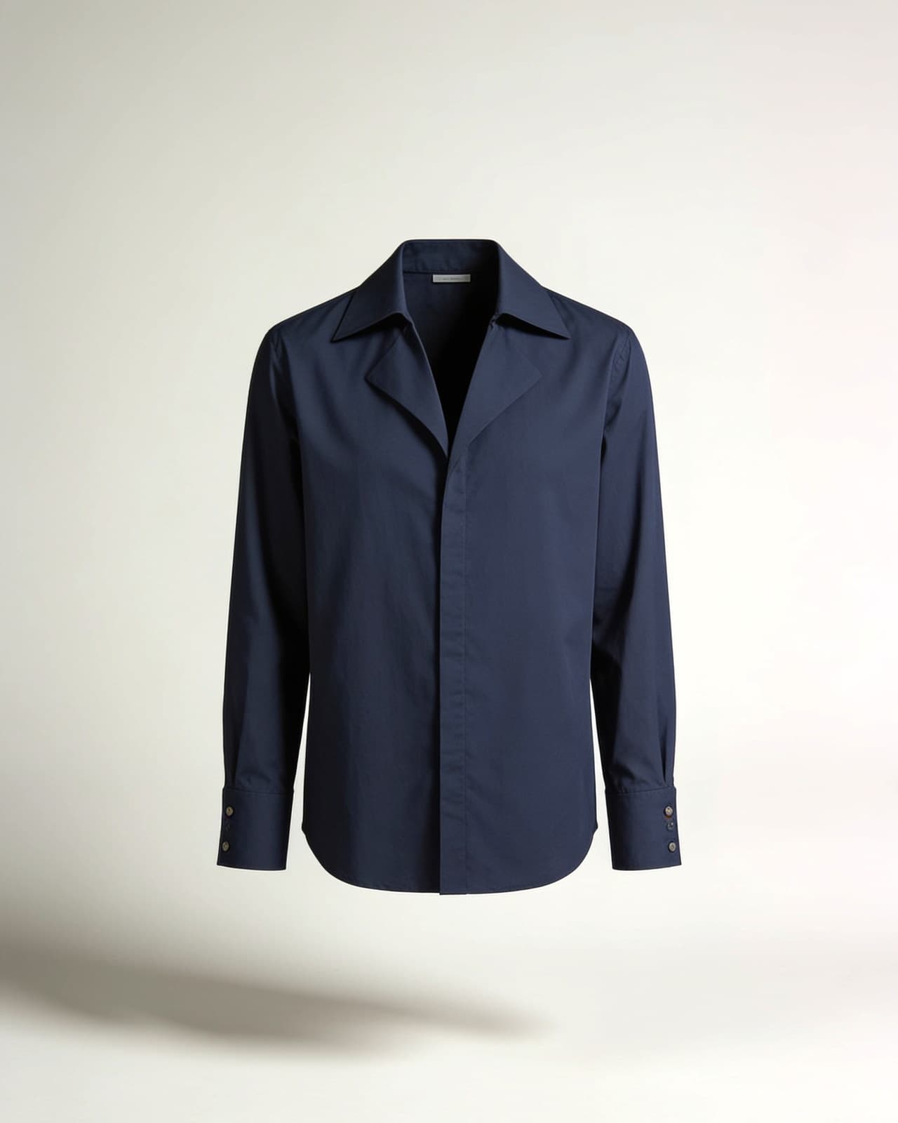 Olcio Cutaway Collar Shirt · Jezerní modrá