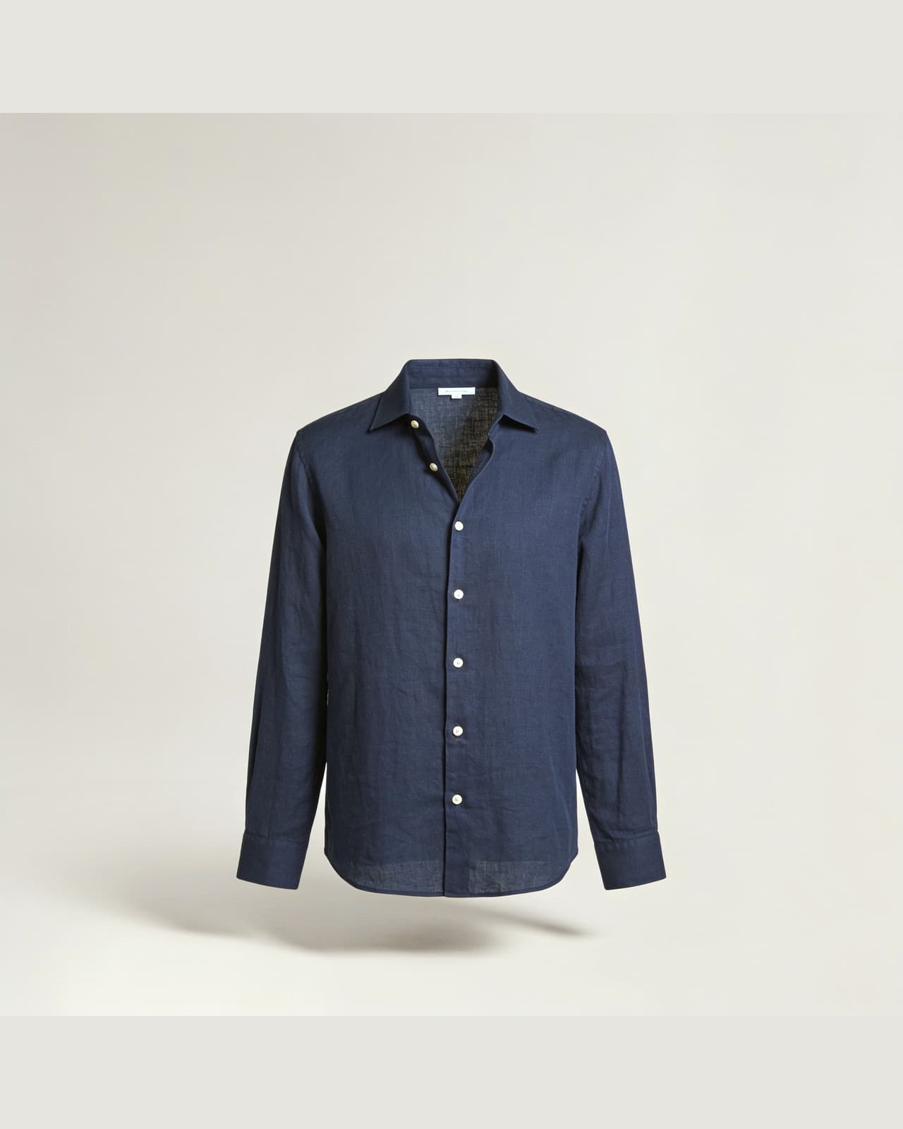 Olgiasca Linen Shirt · Lake navy