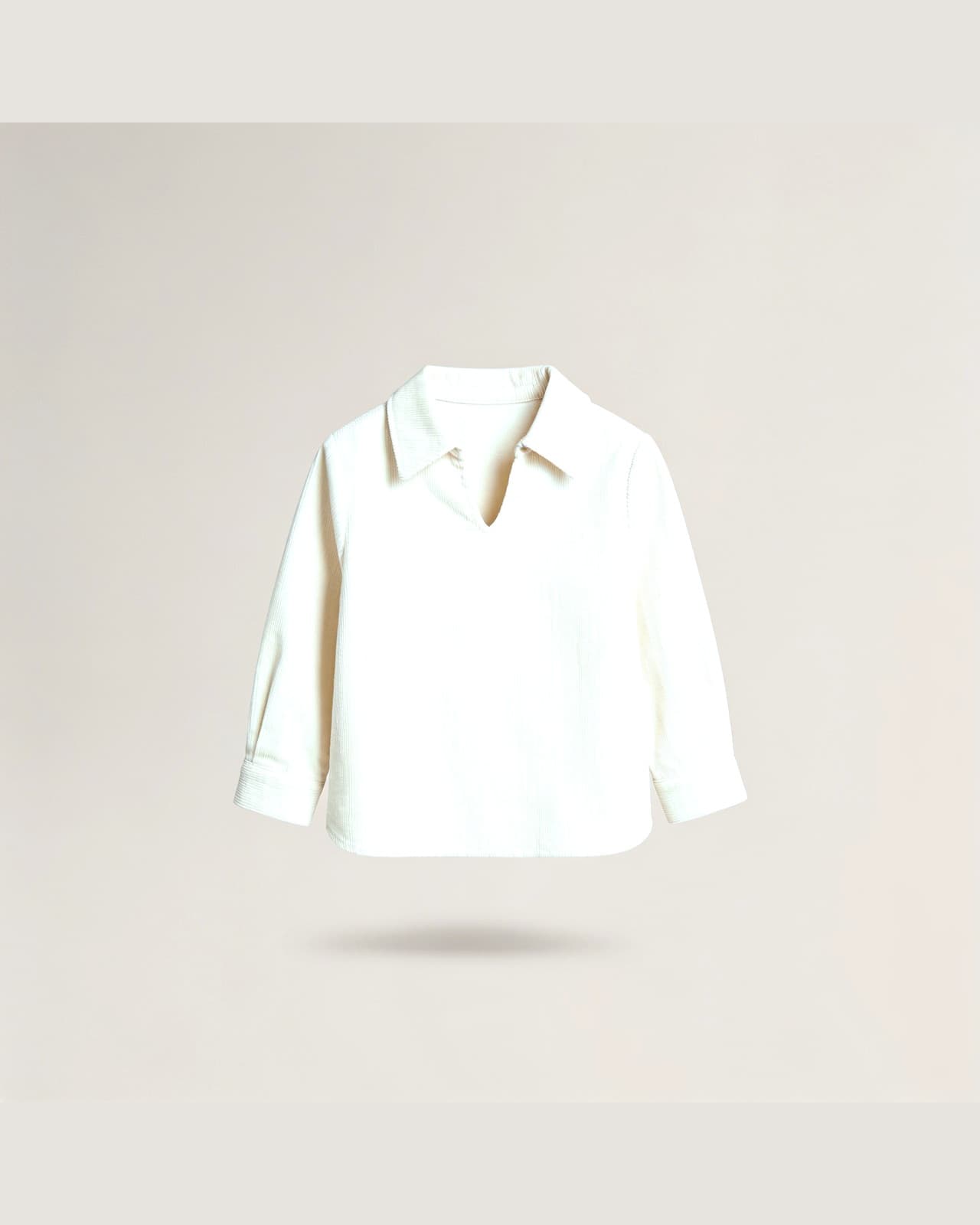 Chiesa Corduroy Shirt · Cream