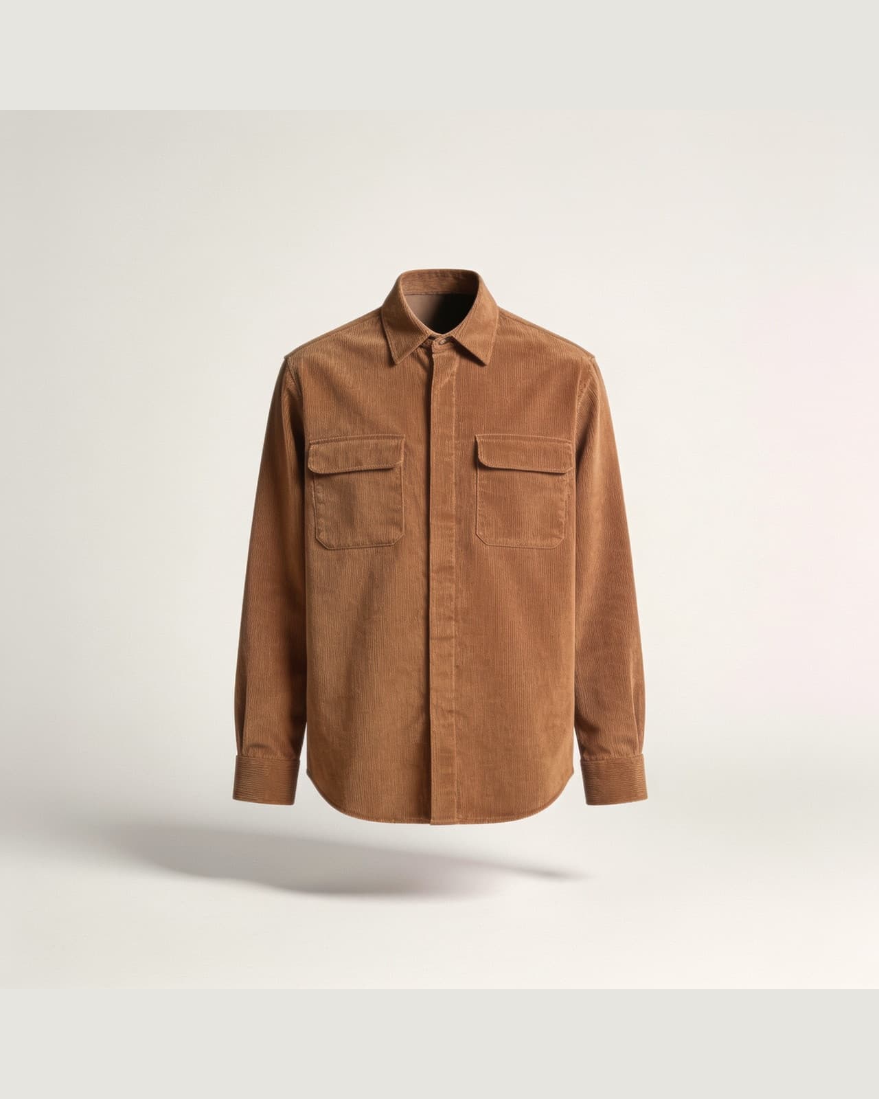Chiesa Corduroy Shirt · Tobacco