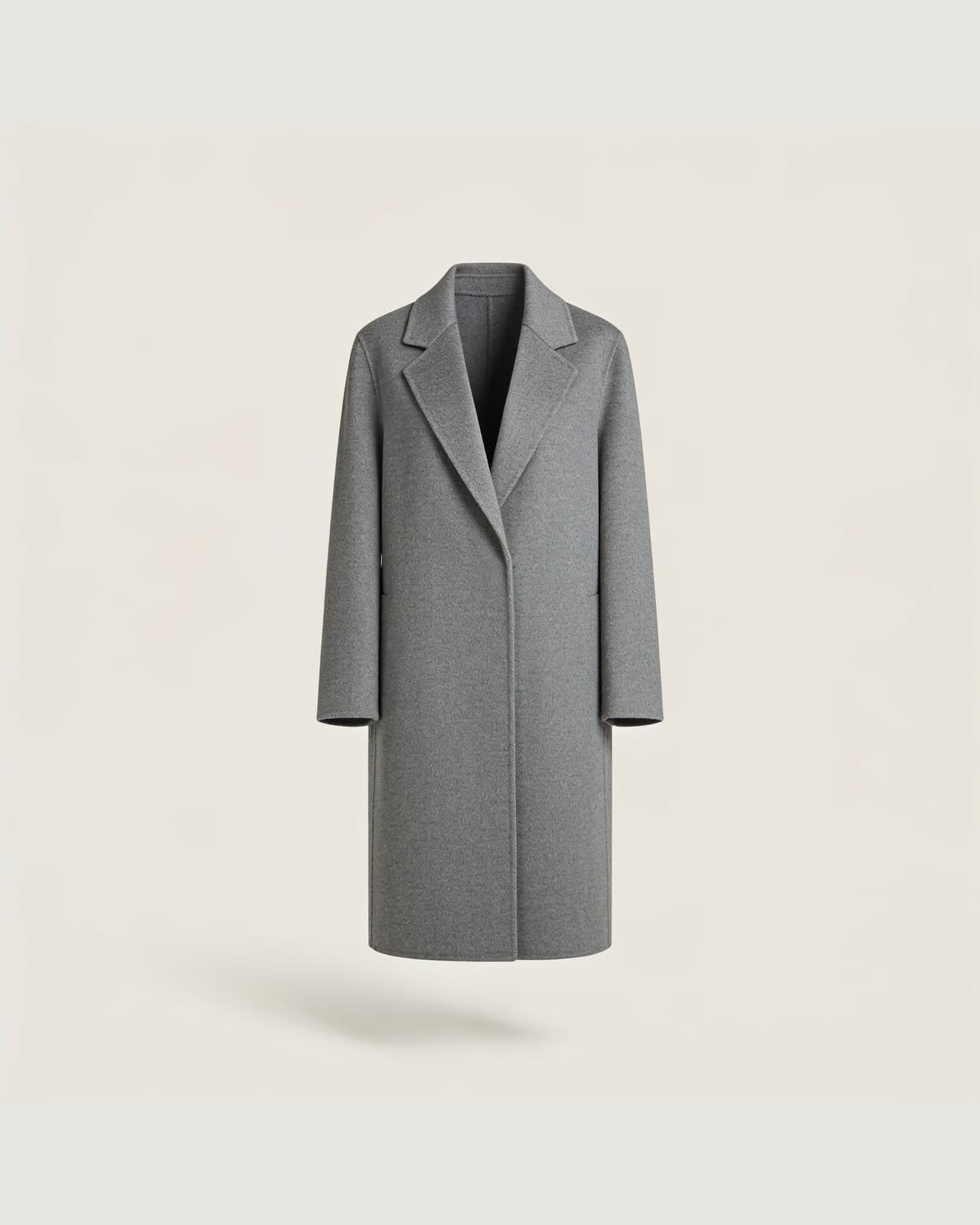Rezzonico Wool Overcoat · Grey melange
