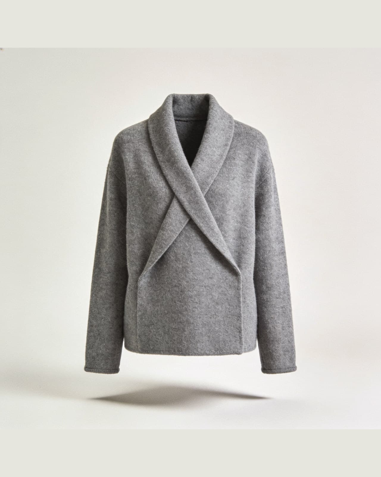 Pognana Crossover Cardigan · Grey