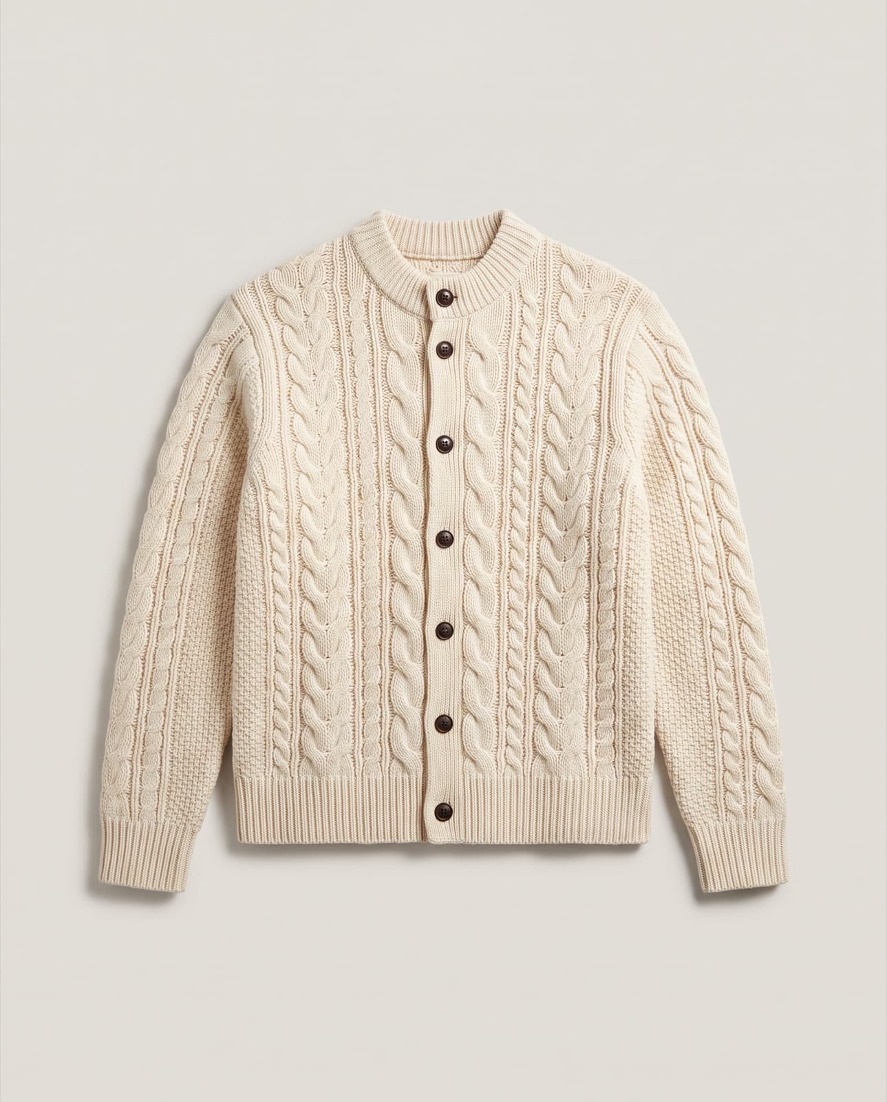 Ossuccio Cable Cardigan · Cream