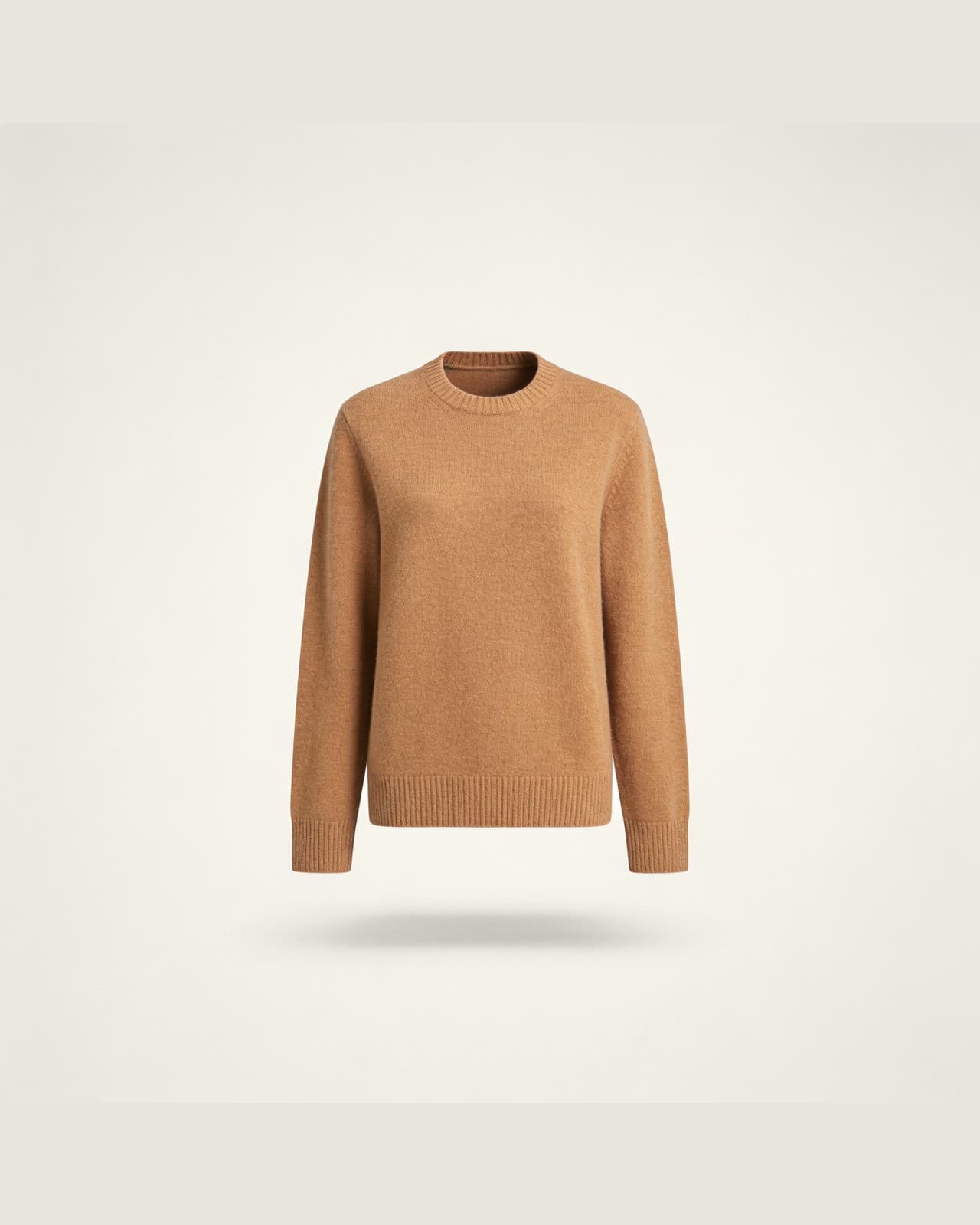 Tellaro Cashmere Crewneck · Camel