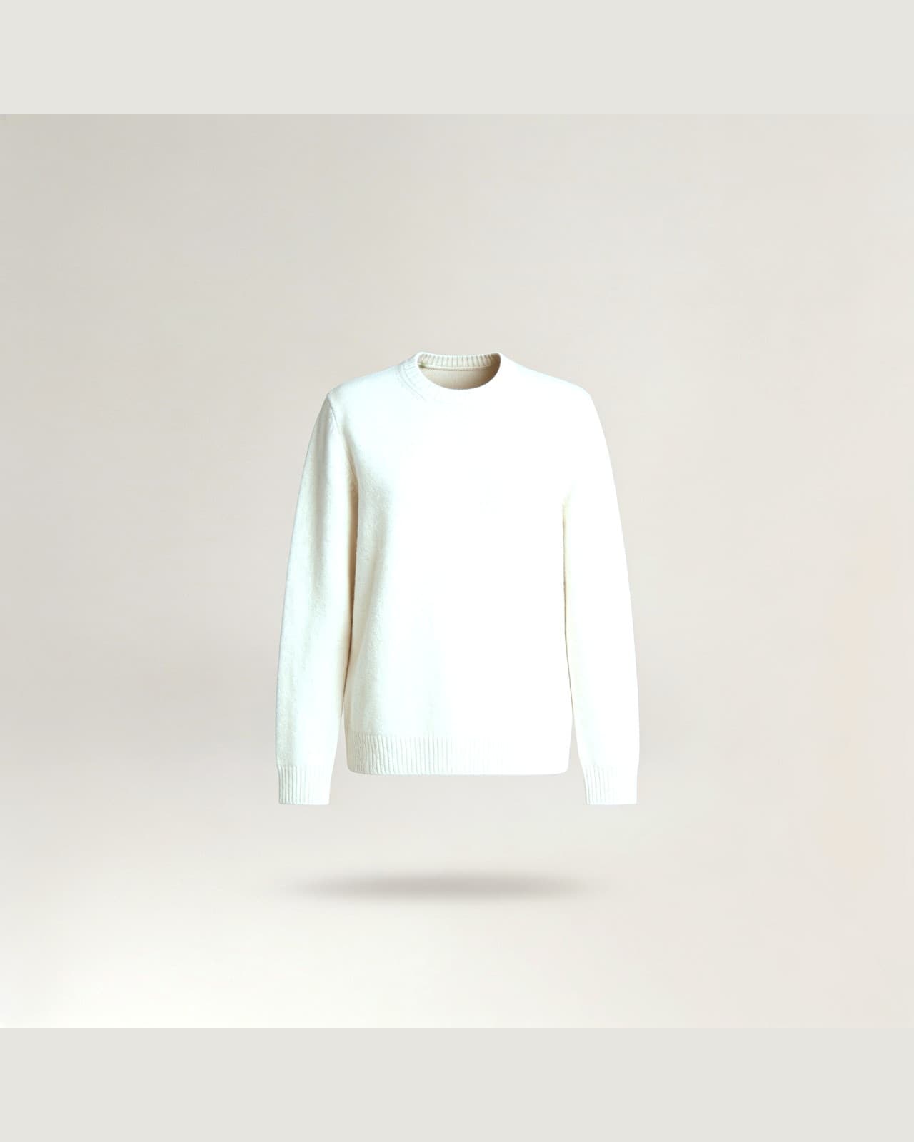 Tellaro Cashmere Crewneck · Cream