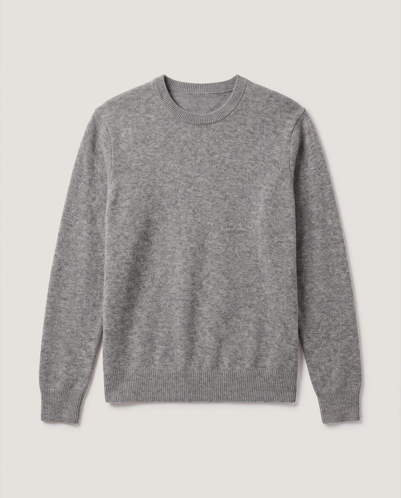 Tellaro Cashmere Crewneck · Grey melange
