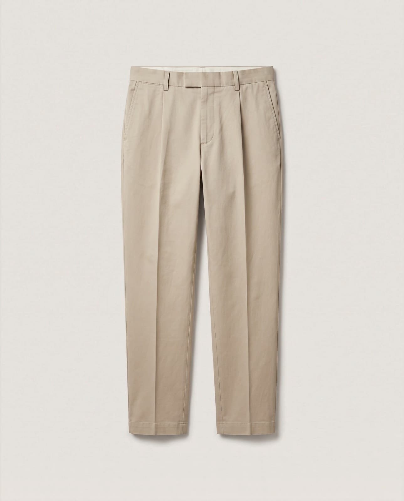 Lierna Pleated Chino · Stone