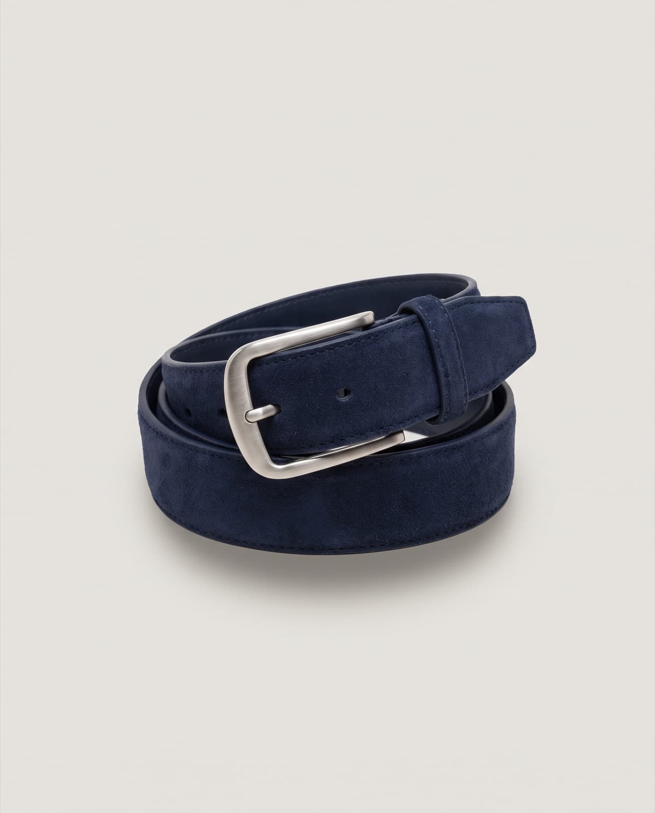 Rovenna Suede Belt · Lake navy