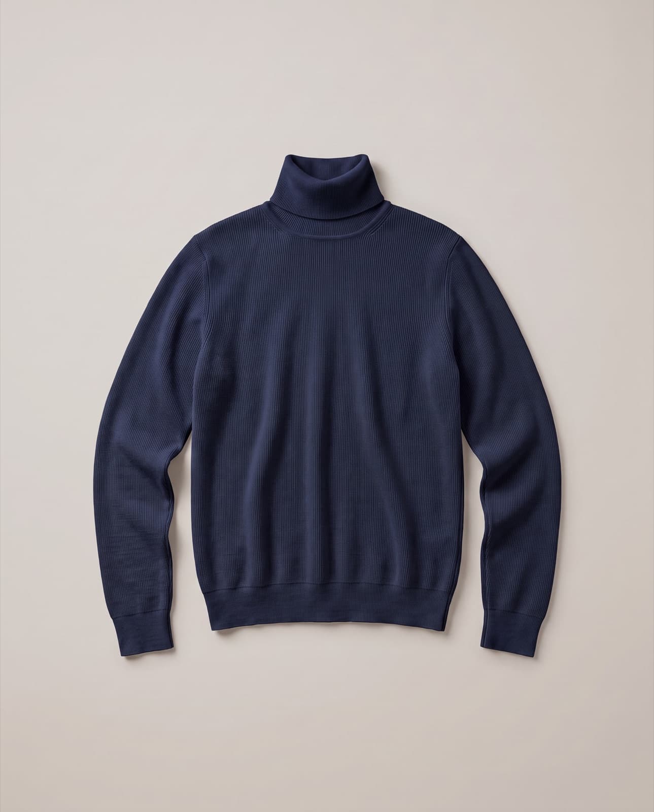 Brera Merino Turtleneck · Lake navy