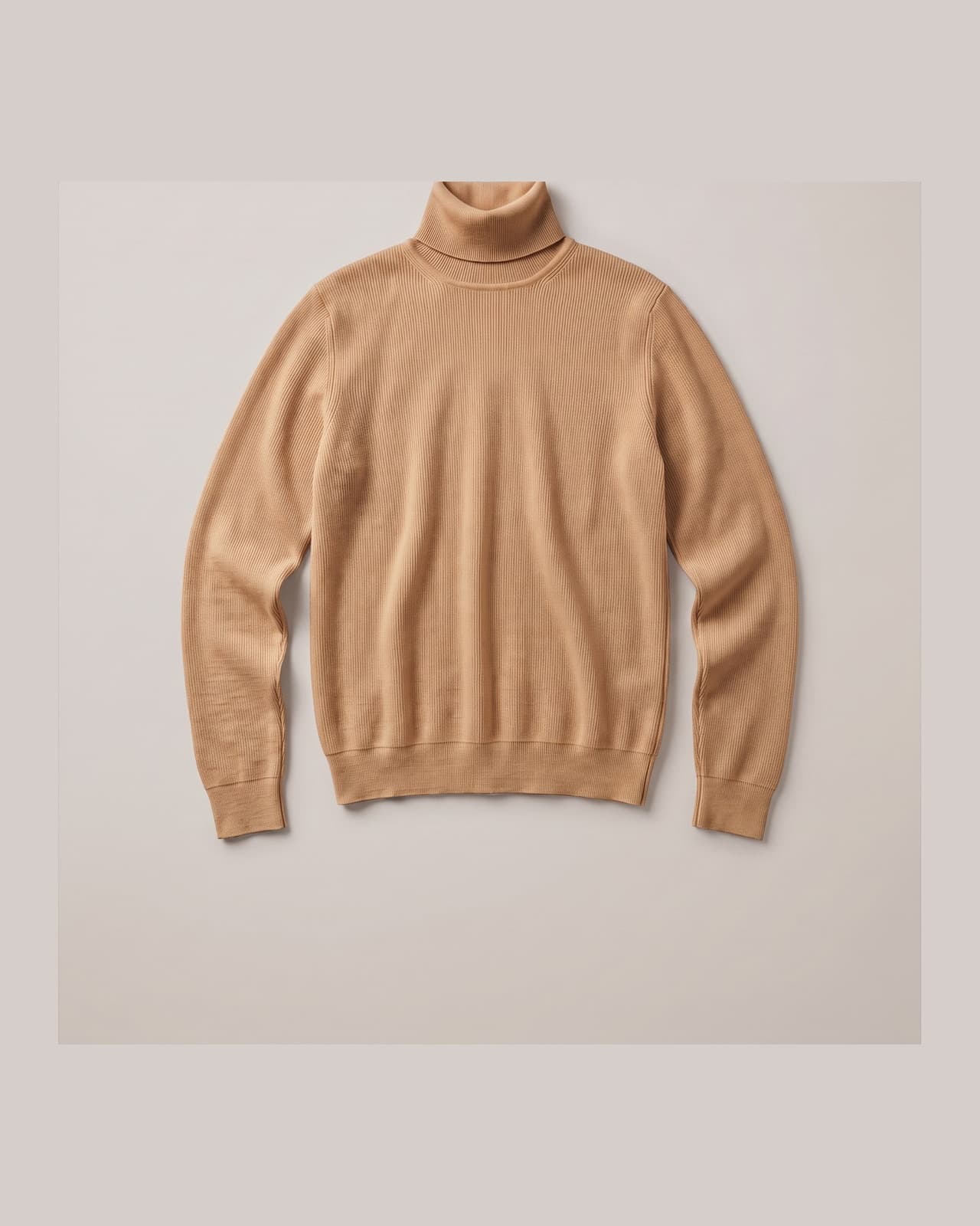 Brera Merino Turtleneck · Camel