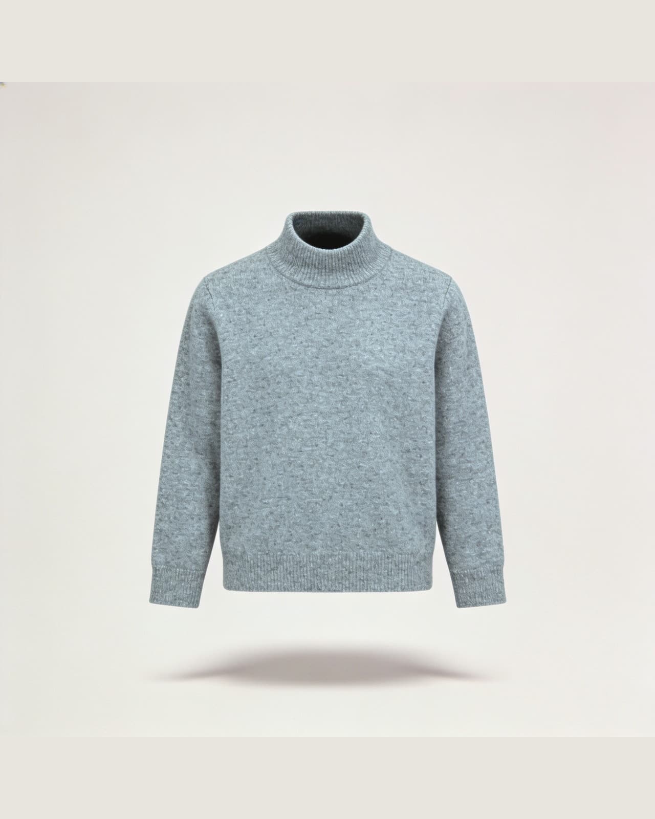 Brera Merino Turtleneck · Grey melange