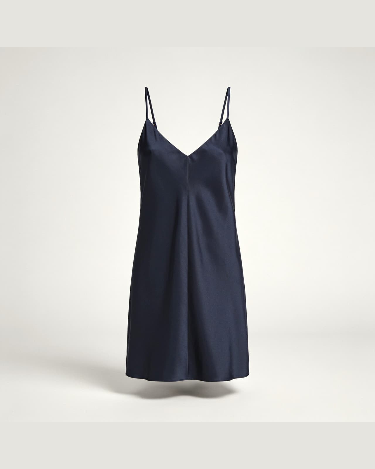 Blevio Silk Dress · Midnight navy