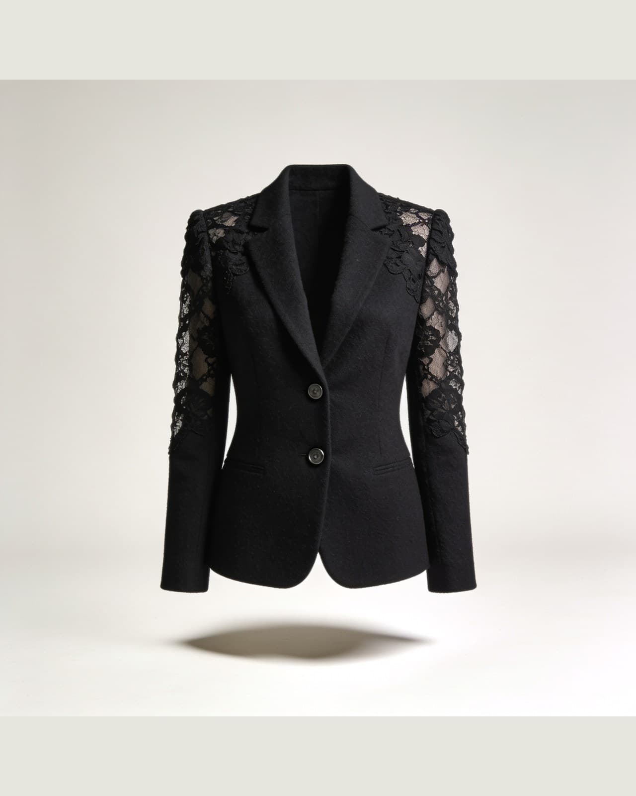 Acquaseria Lace Blazer · Black