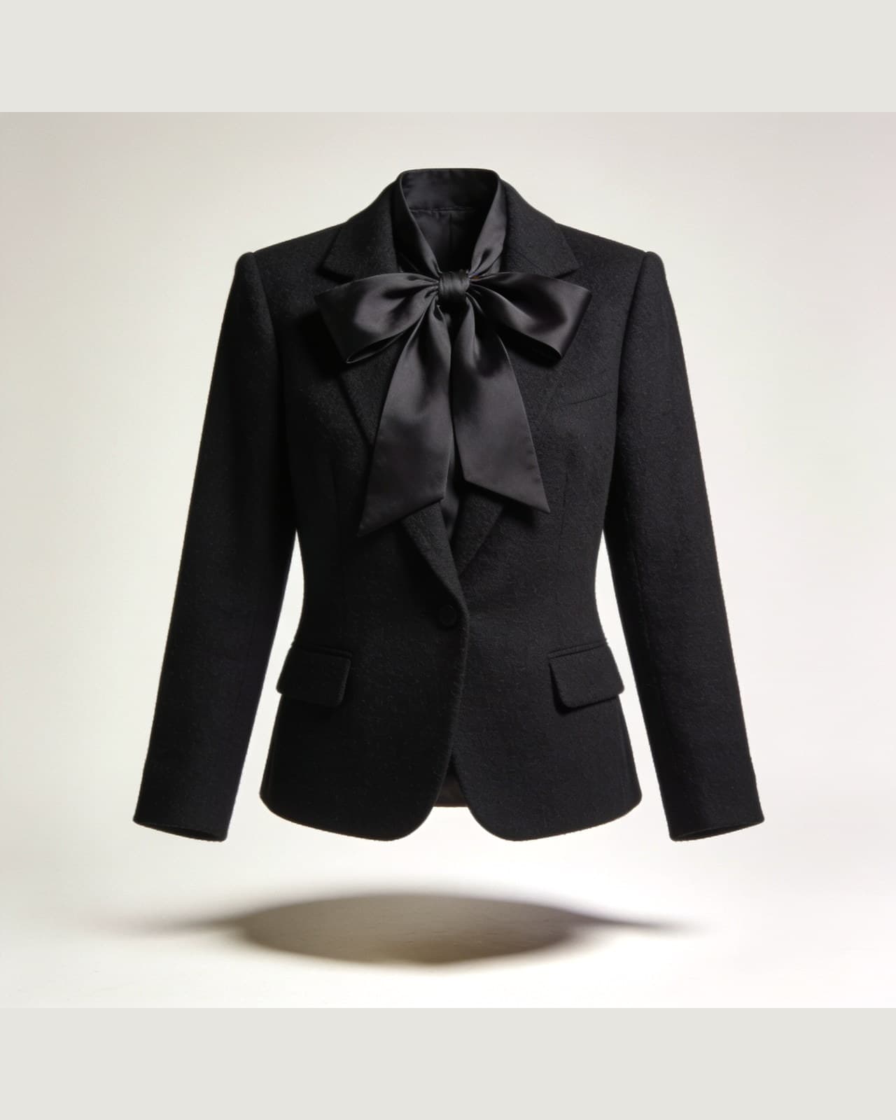 Nesso Bow Blazer · Black