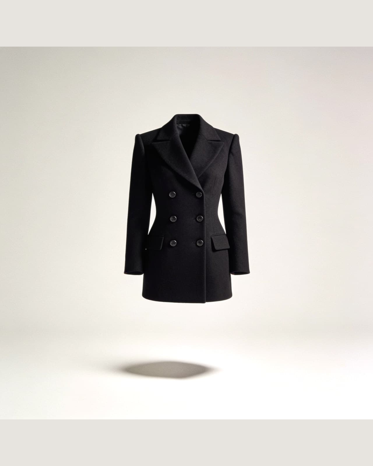 Pescallo Double-Breasted Blazer · Black