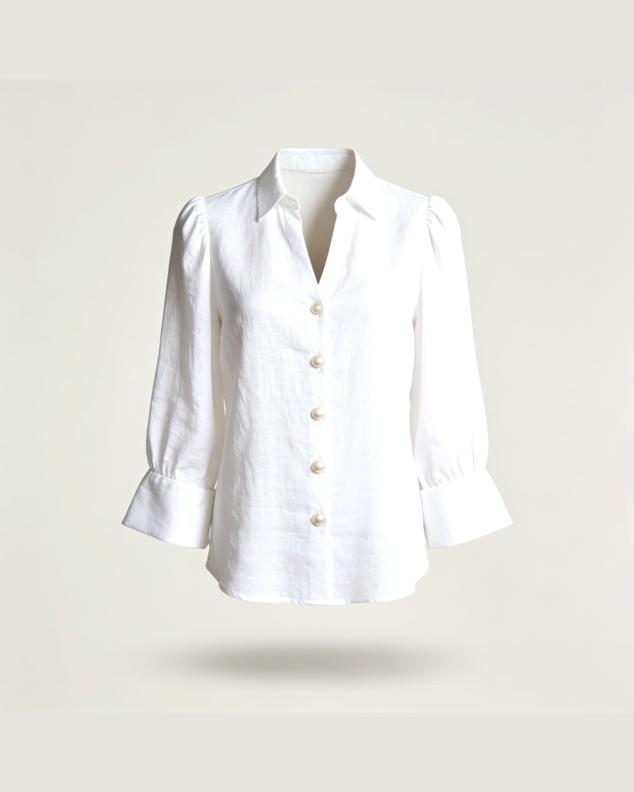 Varenna Linen Shirt · White
