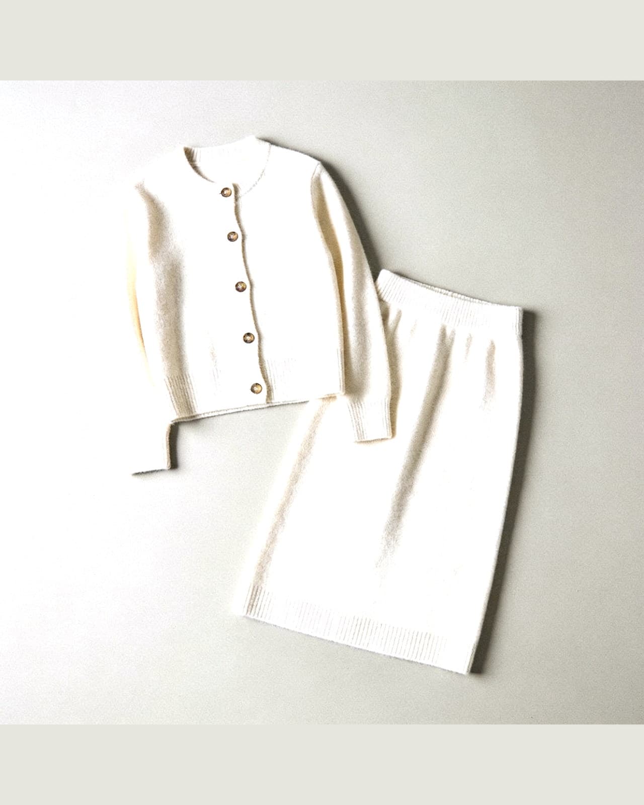 Lierna Knit Set · Off-white