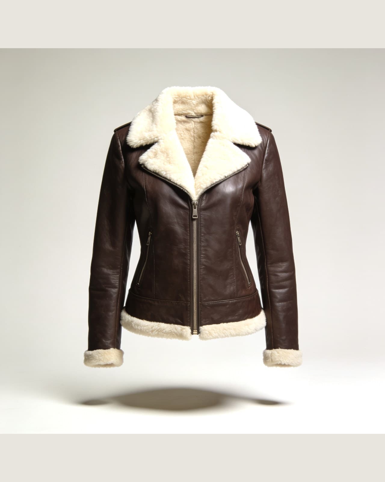Brienno Aviator Jacket · Dunkelbraun