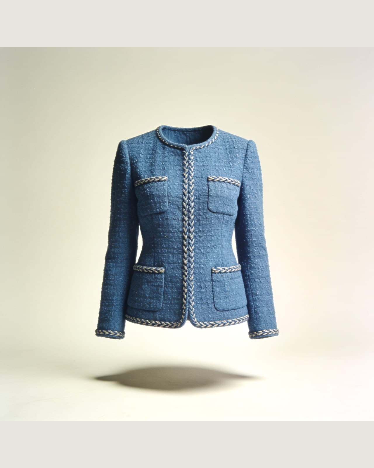 Valsassina Tweed Jacket · Blue