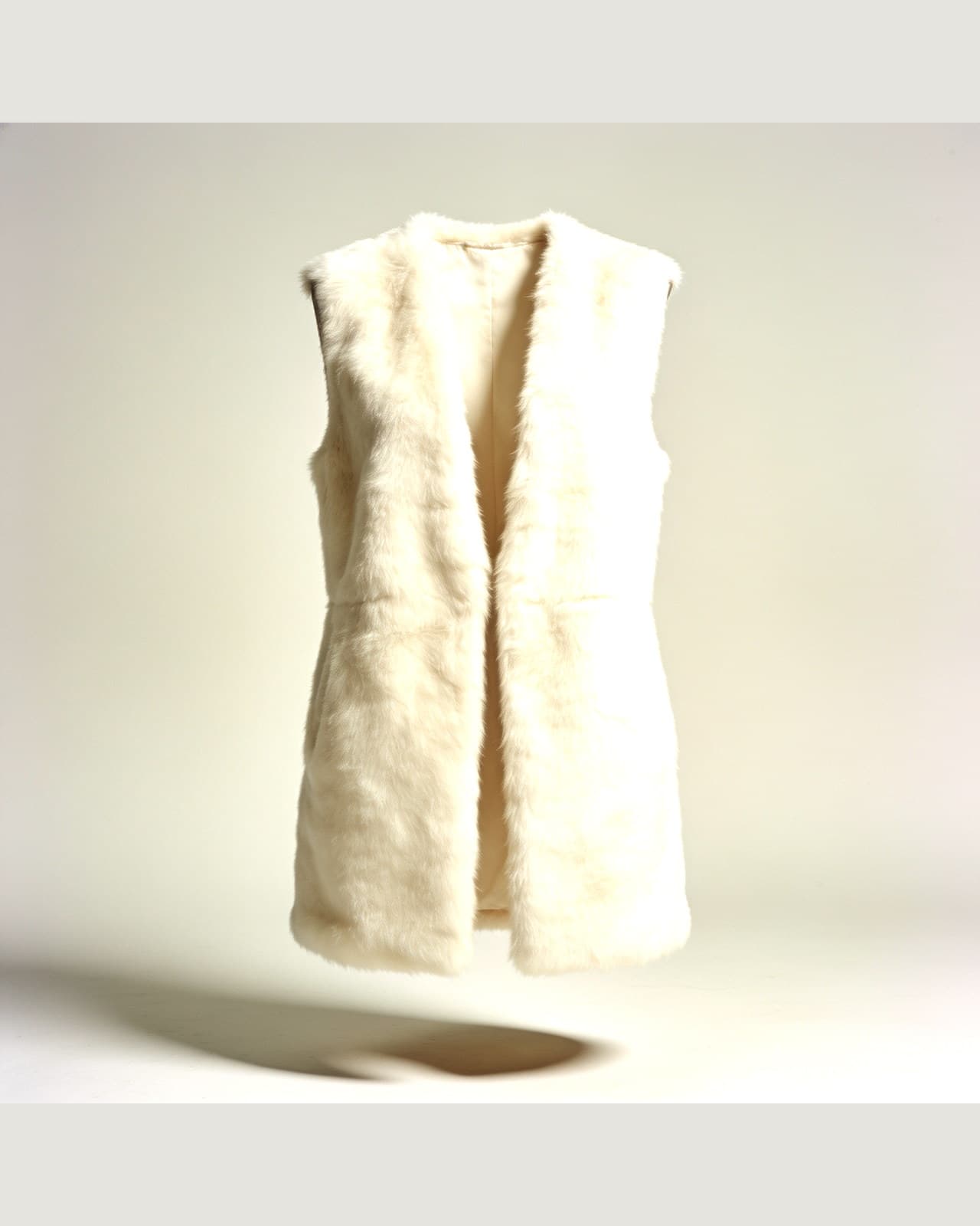 Sala Fur Gilet · Krémová