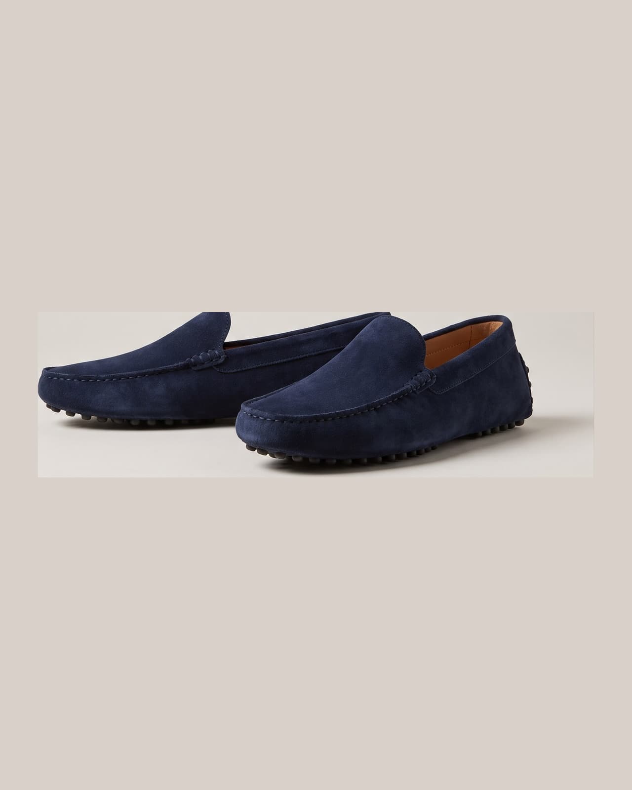 Onno Suede Driver · Lake navy