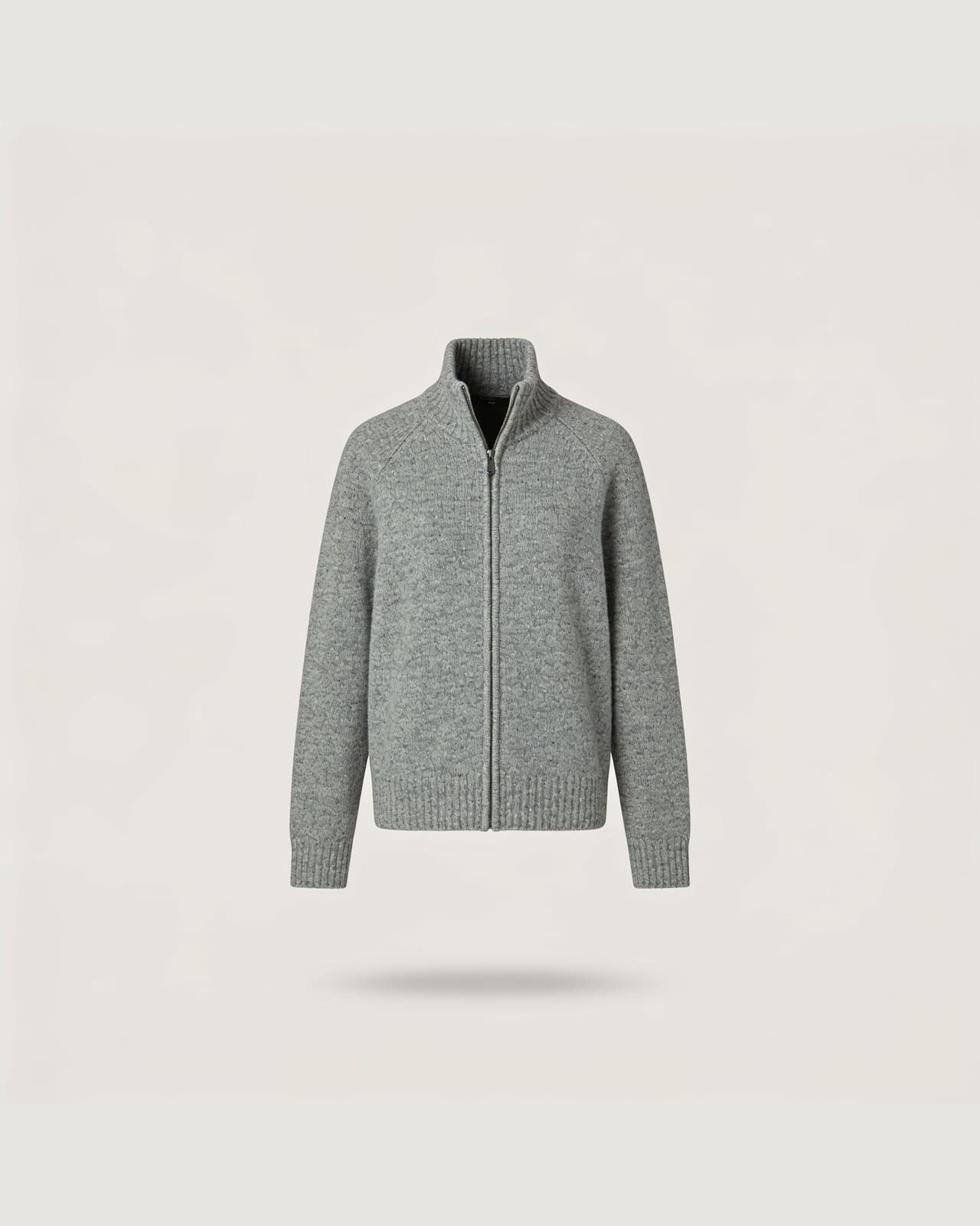 Lario Zip Sweatshirt · Grey melange