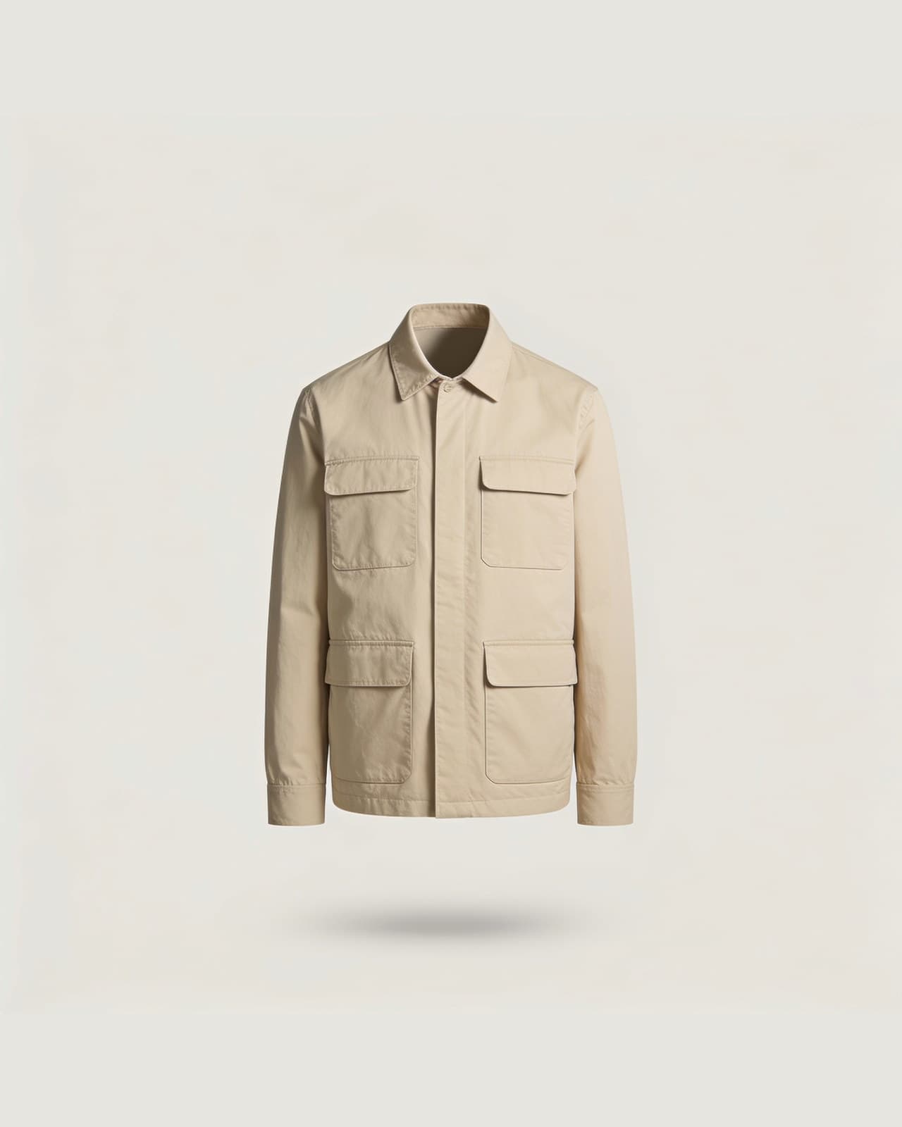 Piona Waxed Field Jacket · Sand