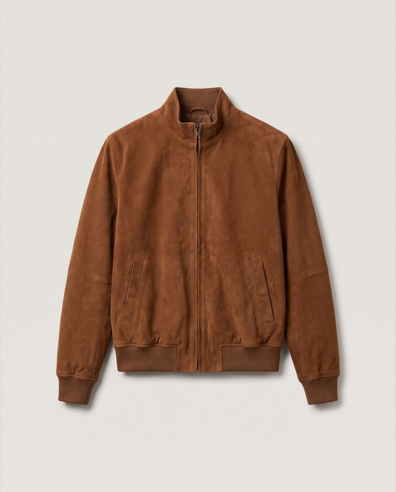 Blevio Suede Jacket · Tobacco