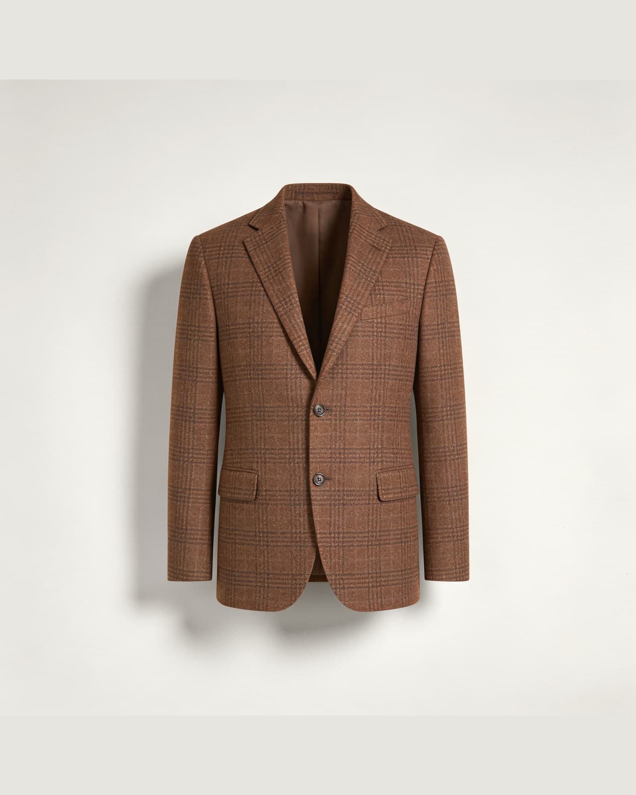 Tremenico Tweed Jacket · Brown check